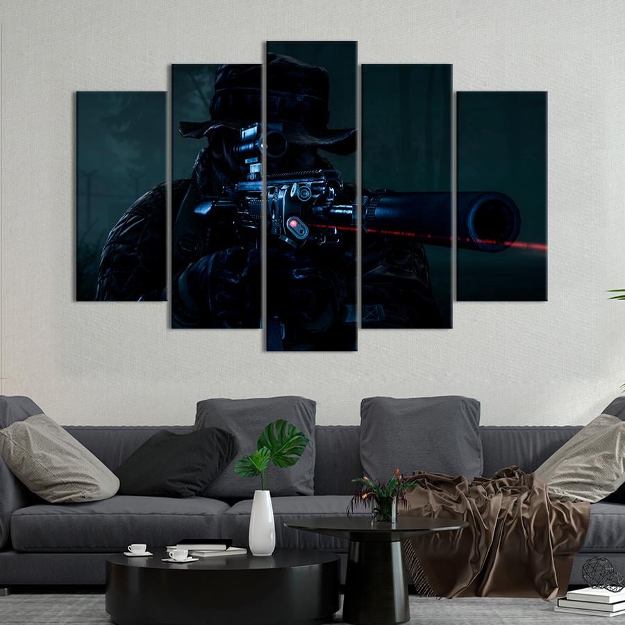 Настенний декор Постер из снайпером Battlefield 4 137x85 см (A154-5)