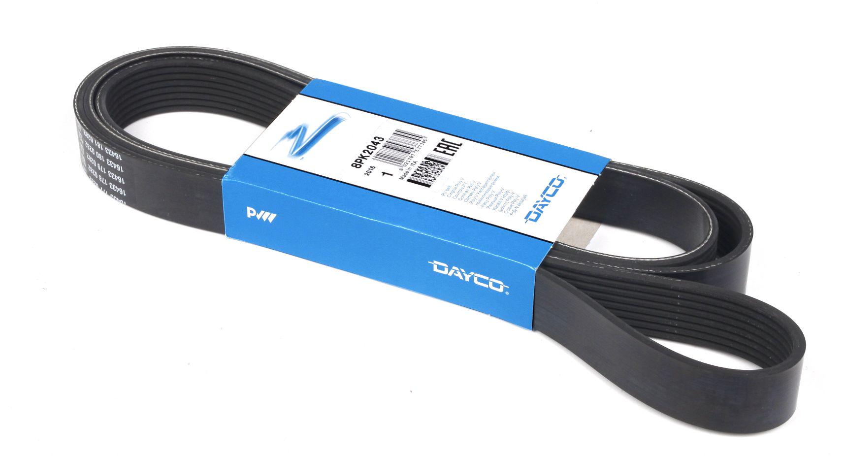 Ремень генератора DAYCO MB G/GL/ML/S W221 3.0TD 06-09 (8PK2043)