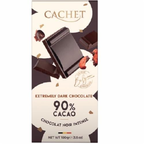 Шоколад черный Cachet Extremely Dark 21425 100 г (30826357)
