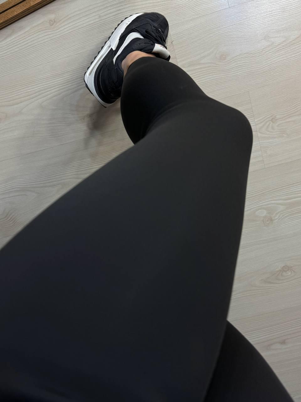 Лосини жіночі Alia 986 утеплені з корсетом і пуш-ап 3XL Чорний (5370) - фото 6