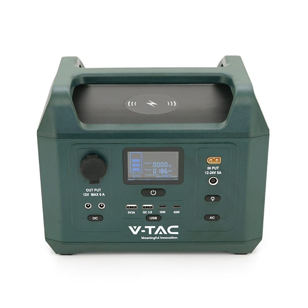 Зарядная станция портативная V-TAC VT-303N 300W LiFePO4 IRF32135 19,2V 15Ah/288Wh 249х171,5х208 4,3 кг (YUT_V9767) - фото 4