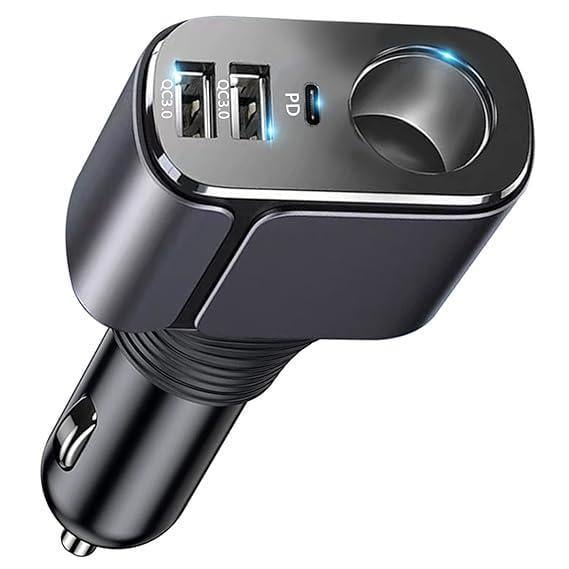 Адаптер автомобильного зарядного устройства 4в1 USB C (X001GNKYEZ) Адаптер автомобильного зарядного устройства 4в1 USB C (X001GNKYEZ)