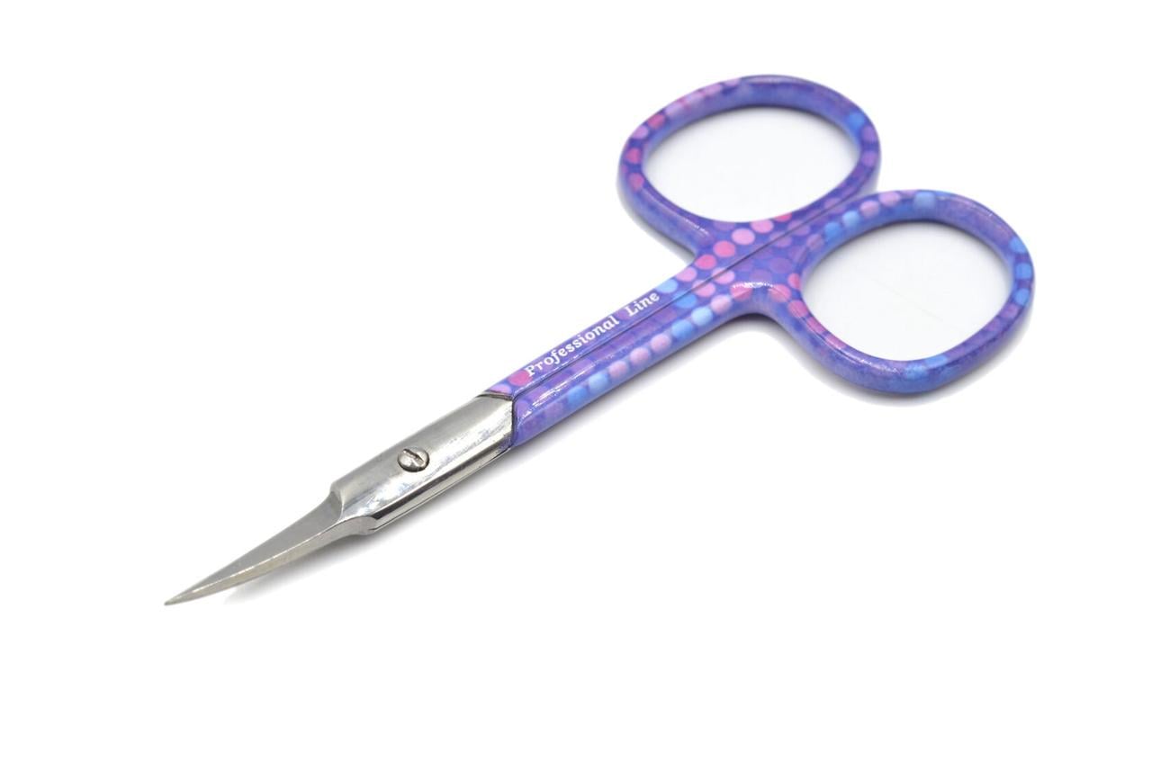 Ножницы маникюрные для кутикулы Beauty Luxury HM-16 изогнутые Разноцветный