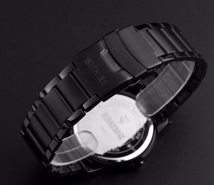 Наручний годинник чоловічий Skmei 1260 Чорний (1260 black black) - фото 3