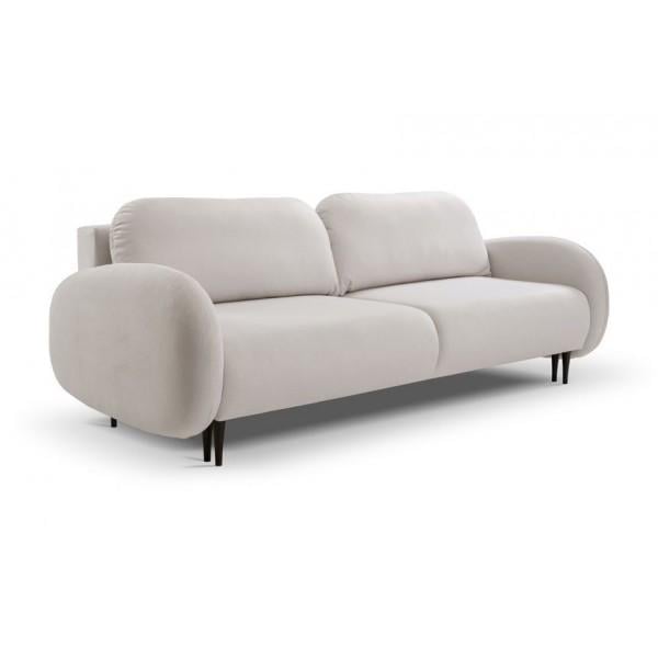 Диван раскладной Perfect Home Soft из натурального дерева/ДСП/ткани Run again 04 Светло-бежевый (49716)