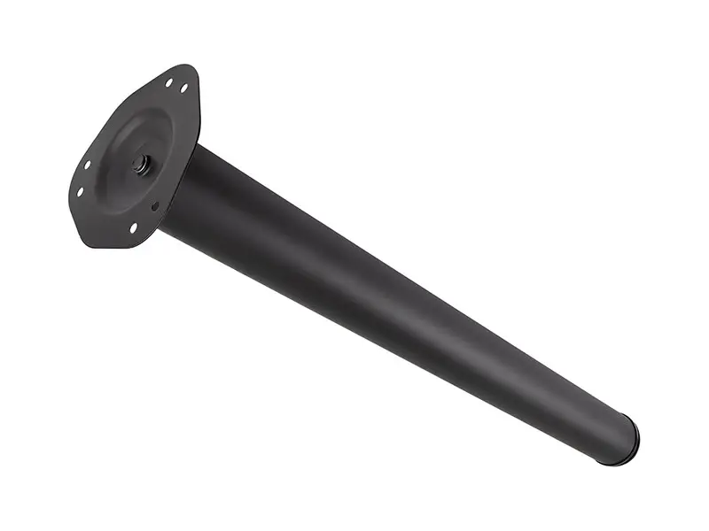 Ніжка металева із кріпленням 62x710 мм Чорний (321731)