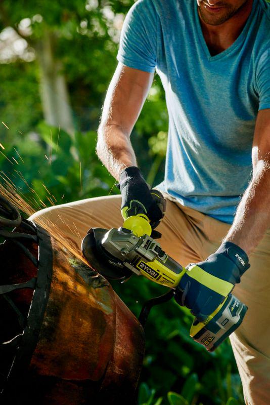 Болгарка кутова шліфувальна Ryobi R18AG7-0 ONE+ (5133002852) - фото 5 Болгарка кутова шліфувальна Ryobi R18AG7-0 ONE+ (5133002852) - фото 5