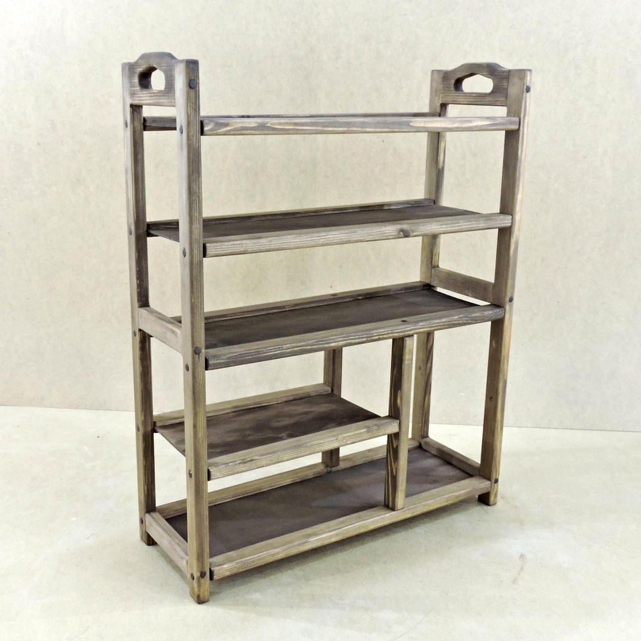 Полка для обуви из дерева Шампери 69х87 см Капучино (ПДО-69873209) Полка для обуви из дерева Шампери 69х87 см Капучино (ПДО-69873209)