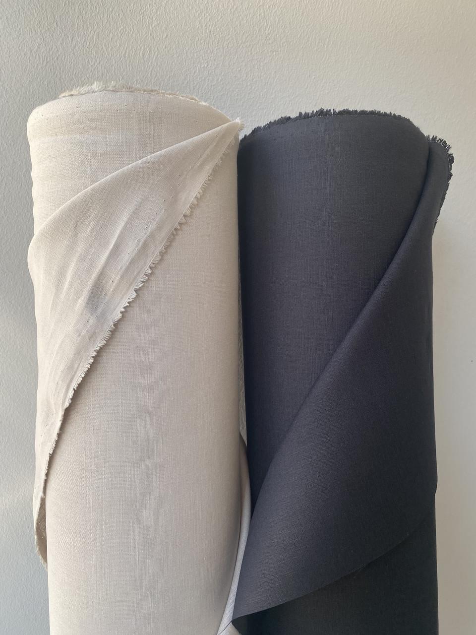 Ткань LINEN PLUS 50% льна и 50% хлопка 143 см 943/330 Бежевый - фото 4 Ткань LINEN PLUS 50% льна и 50% хлопка 143 см 943/330 Бежевый - фото 4