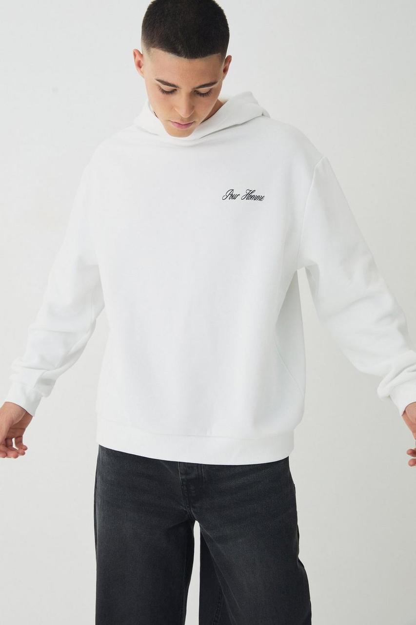 Худі чоловіче з принтом Pin-000-3376 S Білий (2711253627) - фото 2 Худі чоловіче з принтом Pin-000-3376 S Білий (2711253627) - фото 2