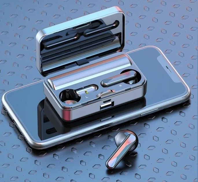 Наушники беспроводные TWS с цифровым зеркальным дисплеем (S20) - фото 7 Наушники беспроводные TWS с цифровым зеркальным дисплеем (S20) - фото 7