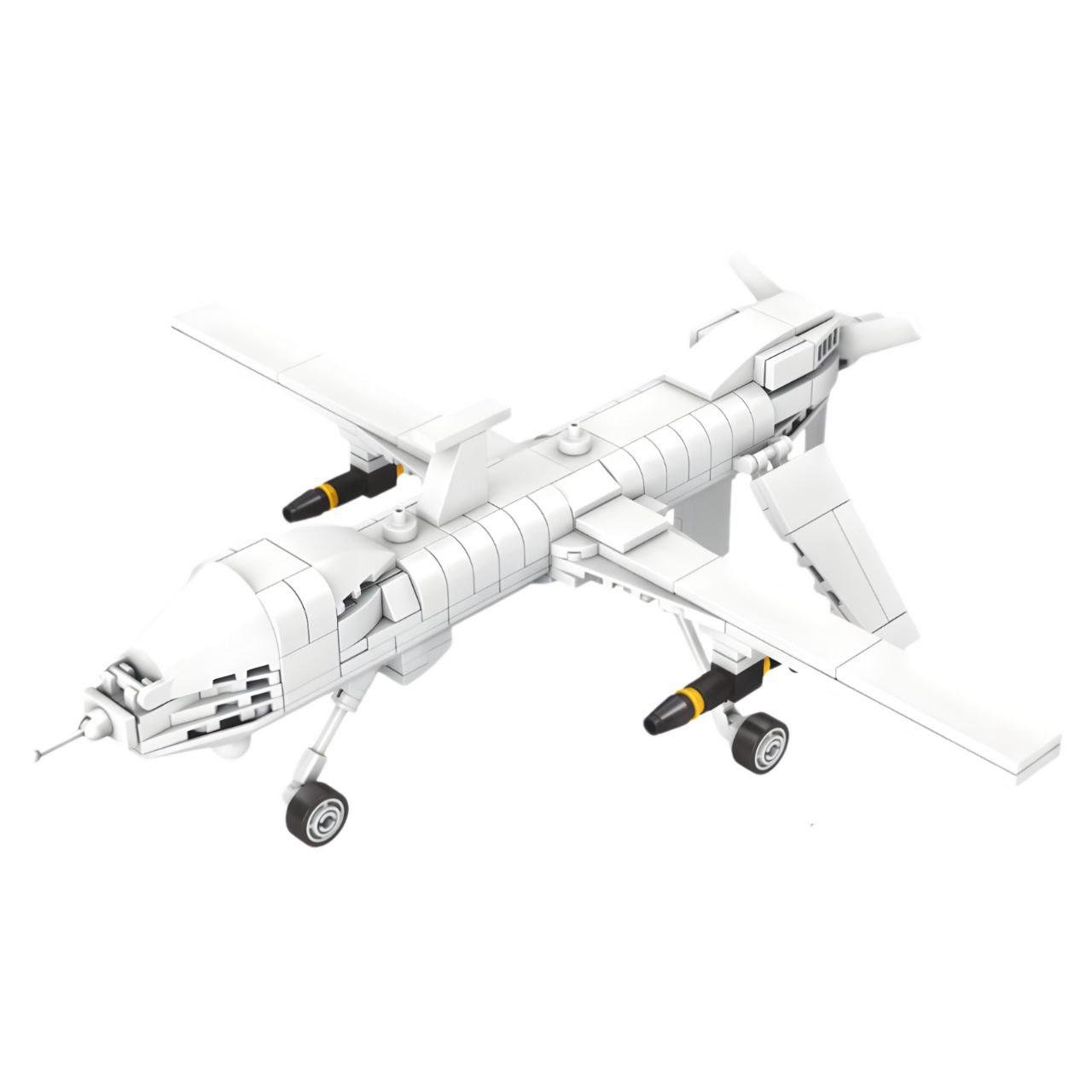 Конструктор KB 1126 Военный беспилотник на радиоуправлении 242 дет. (30484914)