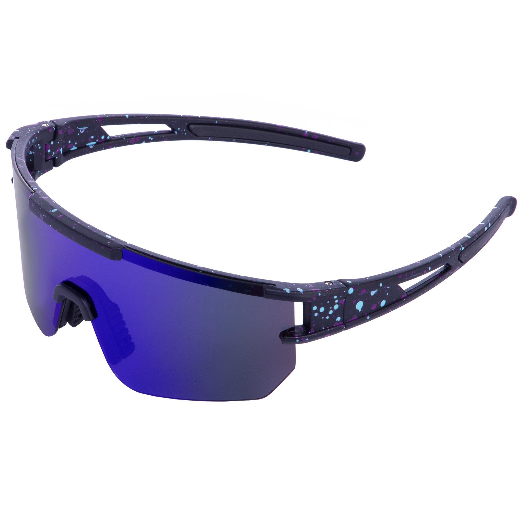 Очки спортивные SPOSUNE JH-130-BKB зеркальные Синий (NA003072)