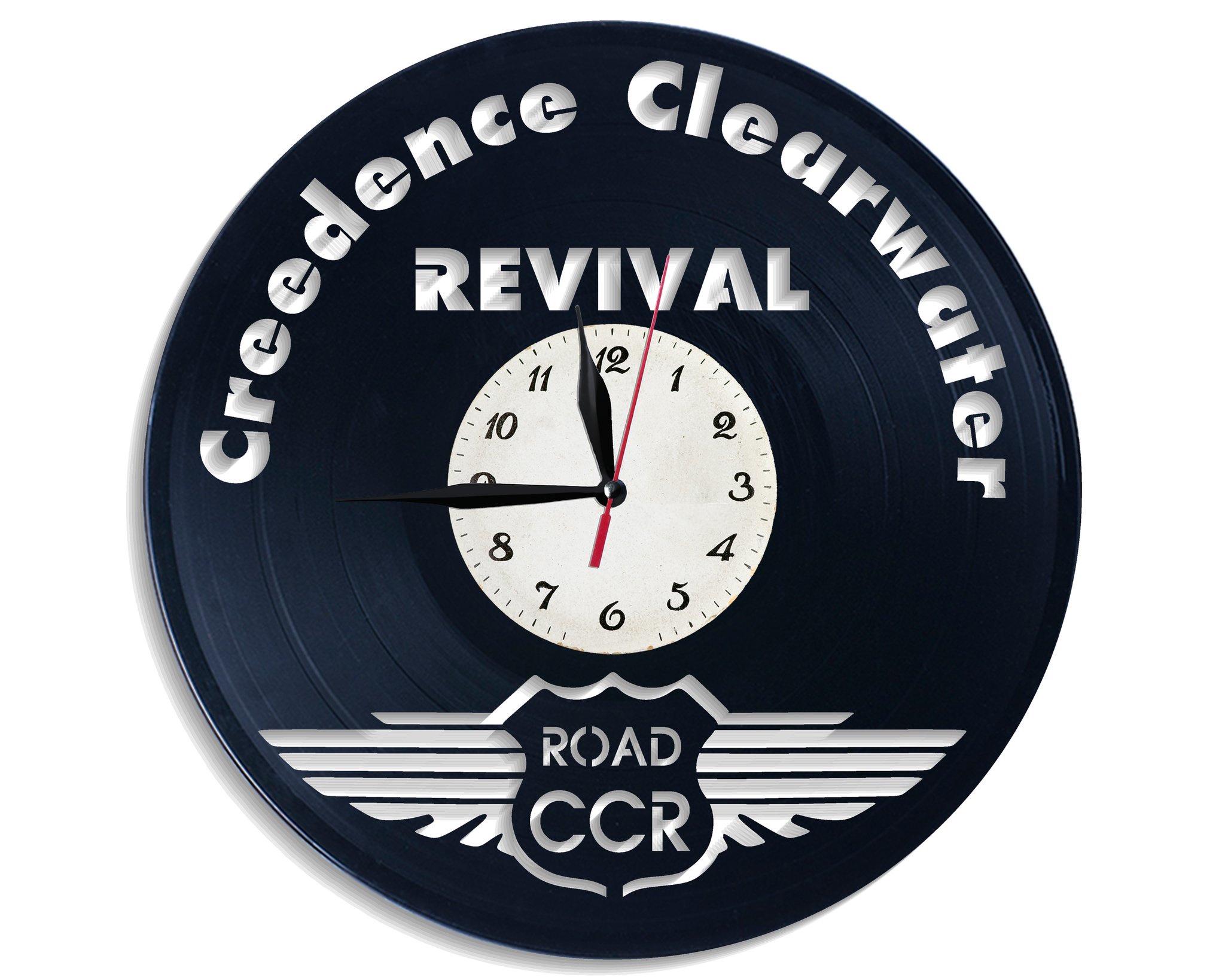 Часы настенные Creedence Clearwater Revival 2572 из виниловой пластинки