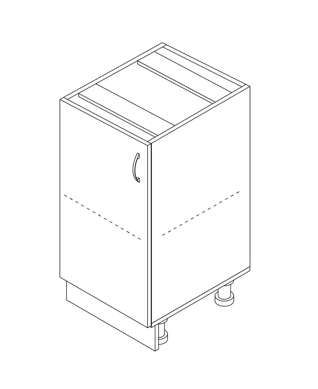 Тумба МАКСІ-Меблі без ящиків без стільниці 0,3 (10654) - фото 2 Тумба МАКСІ-Меблі без ящиків без стільниці 0,3 (10654) - фото 2