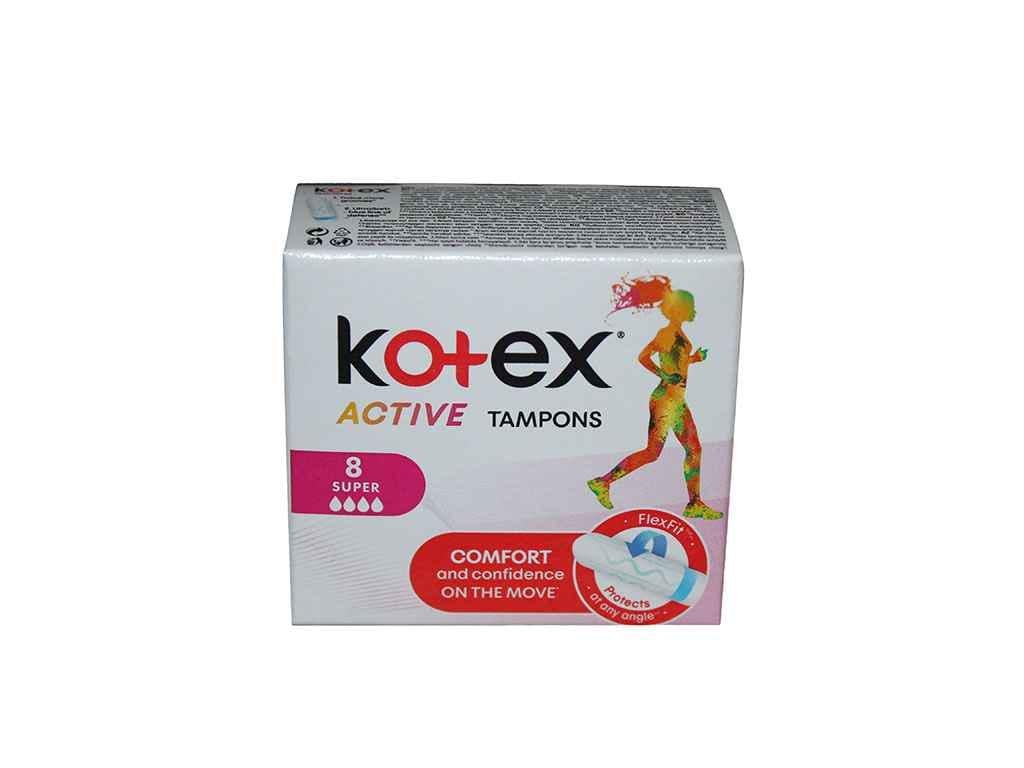 Тампоны Kotex Active Super гигиенические 8 шт. (211241)