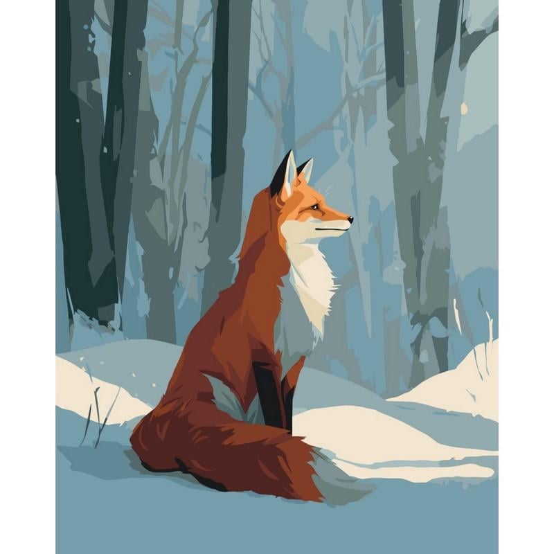 Картина по номерам ART CRAFT Лесная гостья 40x50 см Разноцветная (PM-194-K-1596)