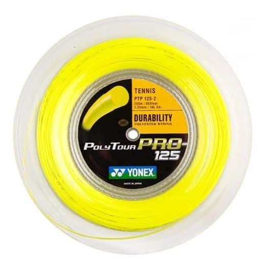 Бобіна Yonex Poly Tour Pro Flash 200 м 1,25 мм Yellow (PTP-200)