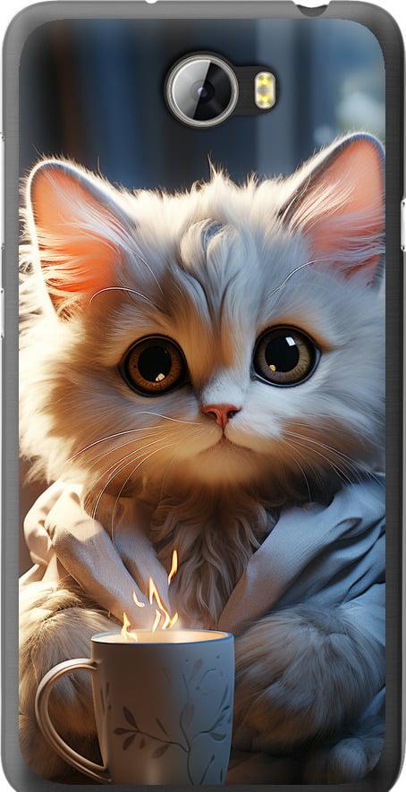 Чехол на Huawei Y5 II White cat (5646t-496-42517)