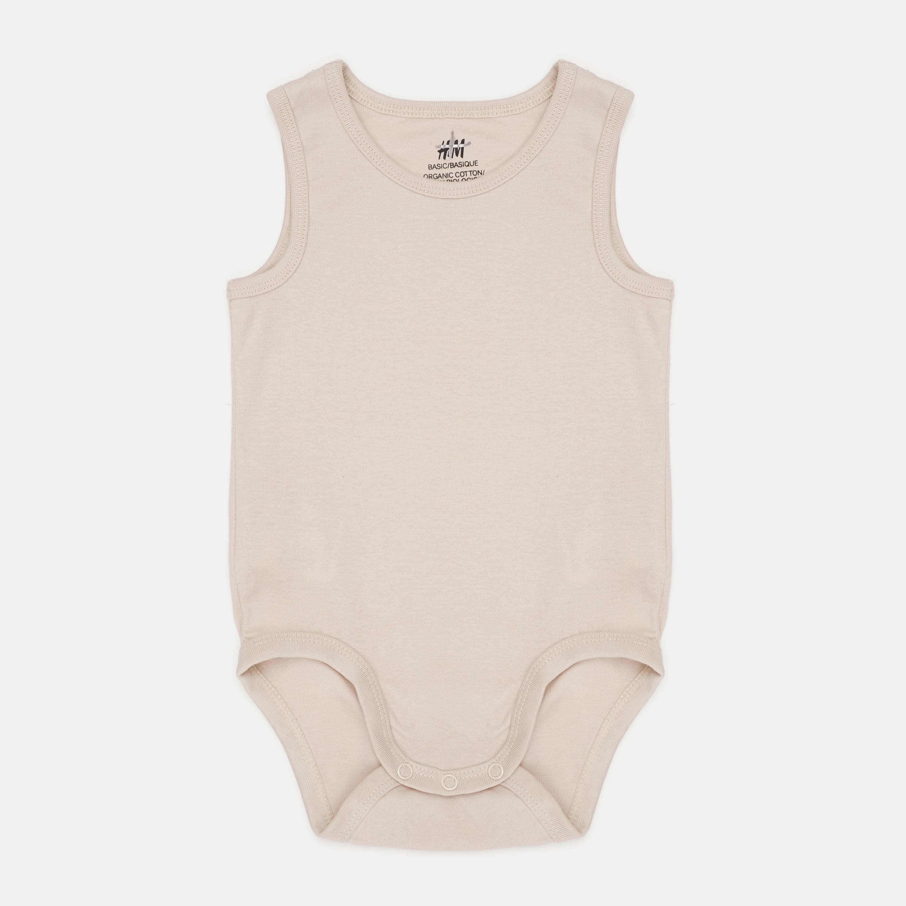 Боді H&M 80 см Світло-бежевий (Х23109573138)