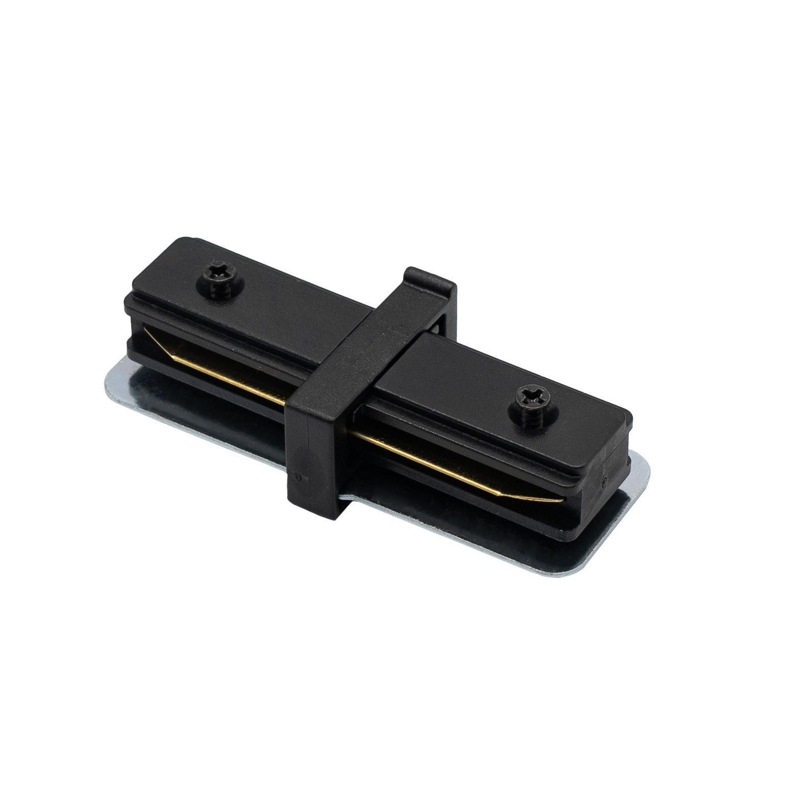 Коннектор линейный Prolum для трековой системы М27 Черный (29505852)