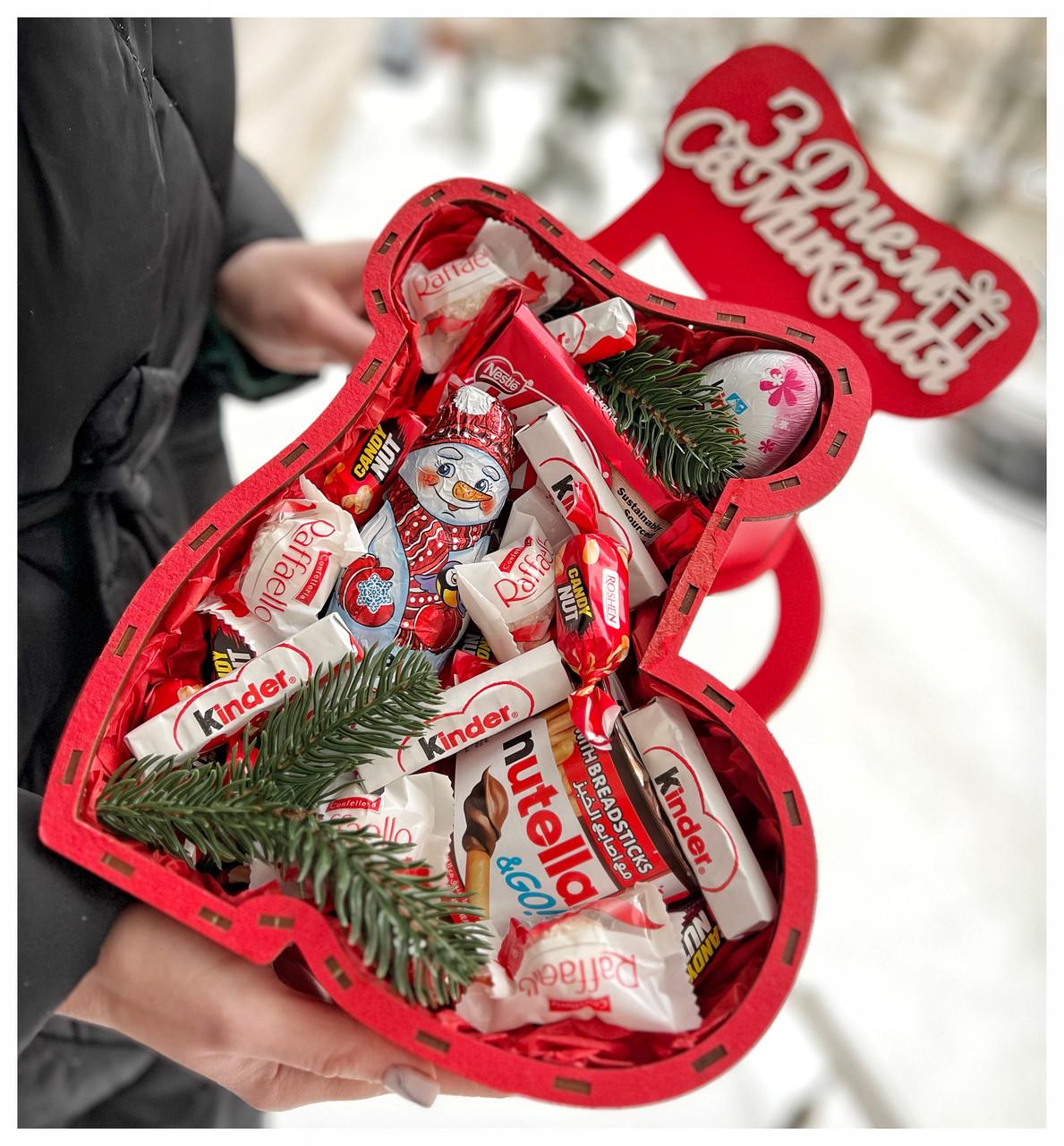 Подаруноковий бокс з ласощами до дня Святого Миколая (2047088865) - фото 6