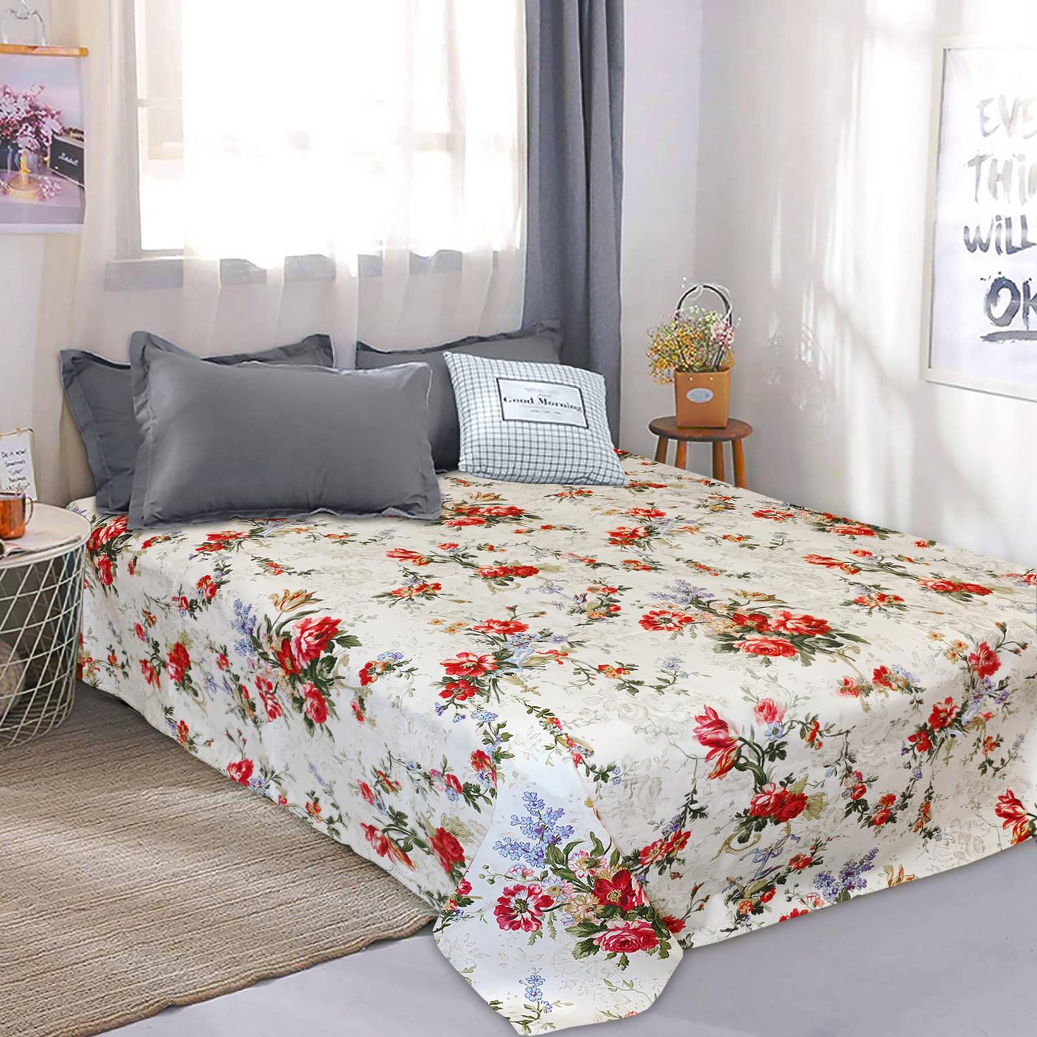 Простынь бязевая 101 Gold USA Цветы 220х240 см (31262213) Простынь бязевая 101 Gold USA Цветы 220х240 см (31262213)