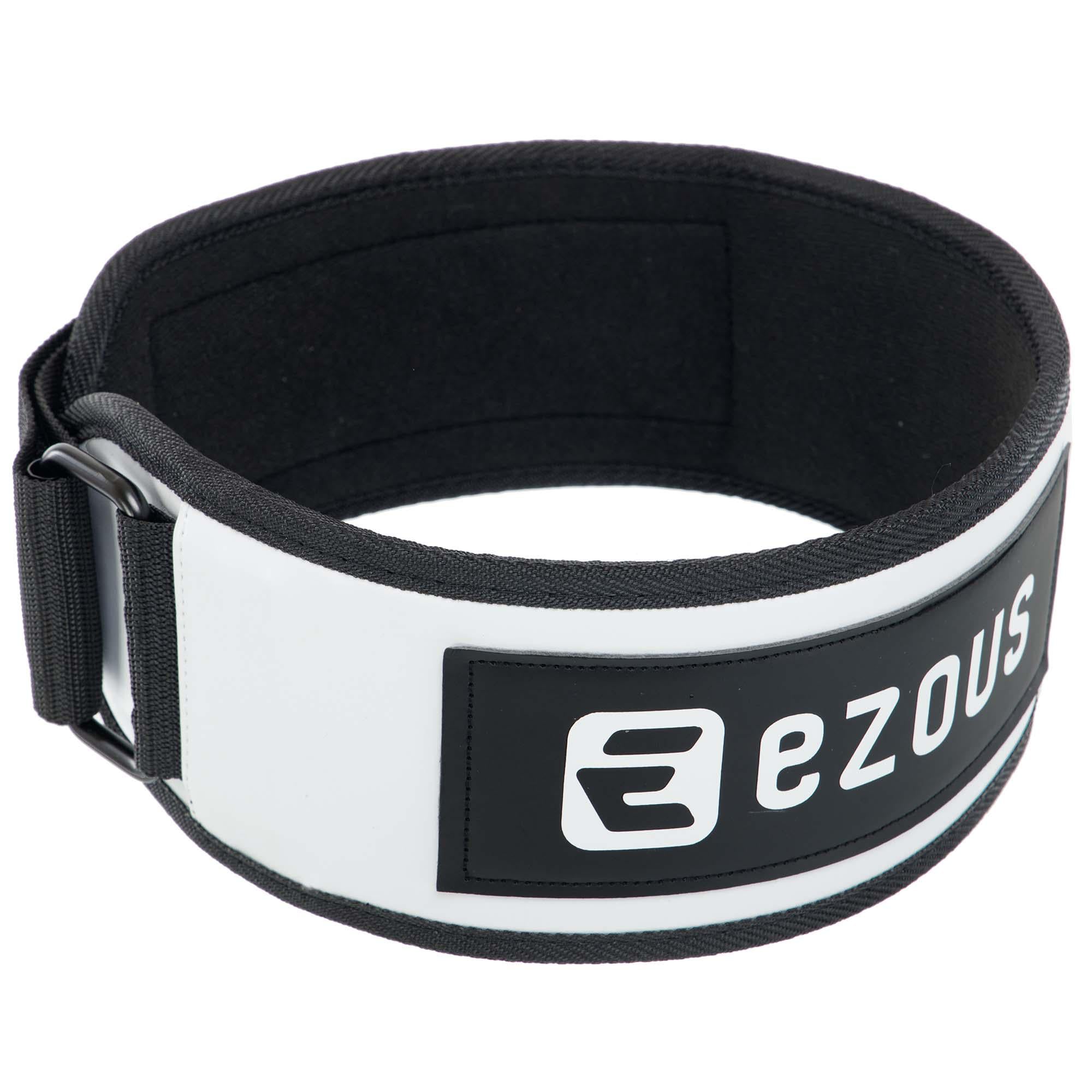 Пояс атлетический EZOUS O-01 Leather Sport усиленный регулируемый S Черный (AM0009145)