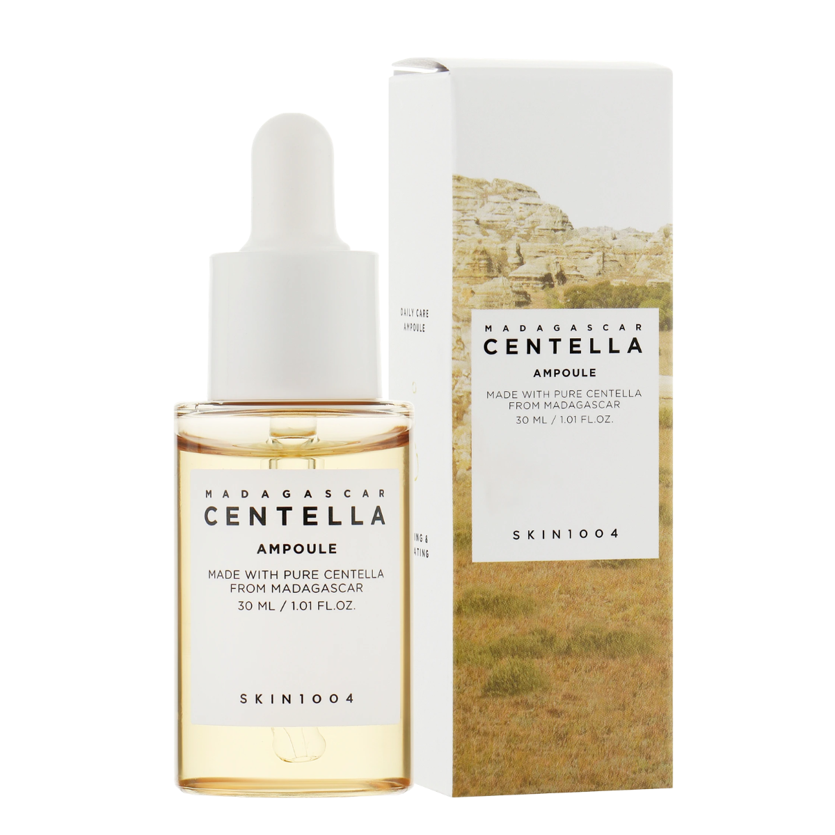 Сыворотка для лица успокаивающая SKIN1004 Madagascar Centella Ampoule 30 мл Сыворотка для лица успокаивающая SKIN1004 Madagascar Centella Ampoule 30 мл