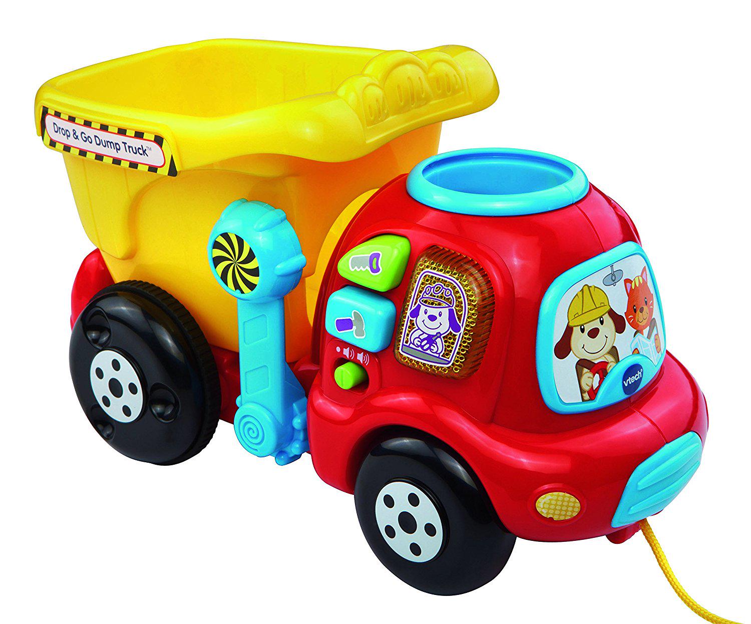 Музыкальный грузовик VTech Drop and Go Dump Truck кидай и считай (80-166500)