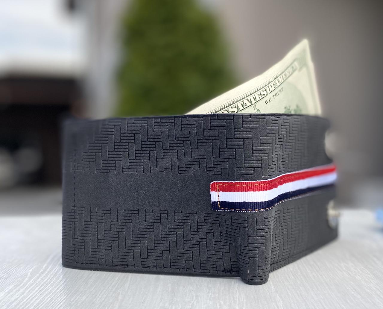 Кошелек мужской I-Run из кожи Черный (KK709) - фото 5 Кошелек мужской I-Run из кожи Черный (KK709) - фото 5