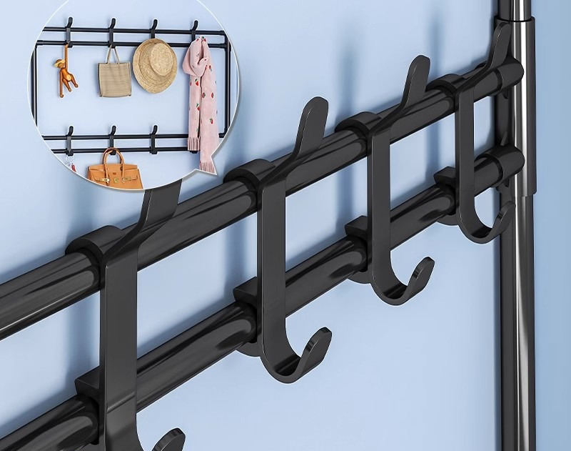 Вішалка для одягу Multifunctional Shoe&Hat Rack 65x26x153 см - фото 3