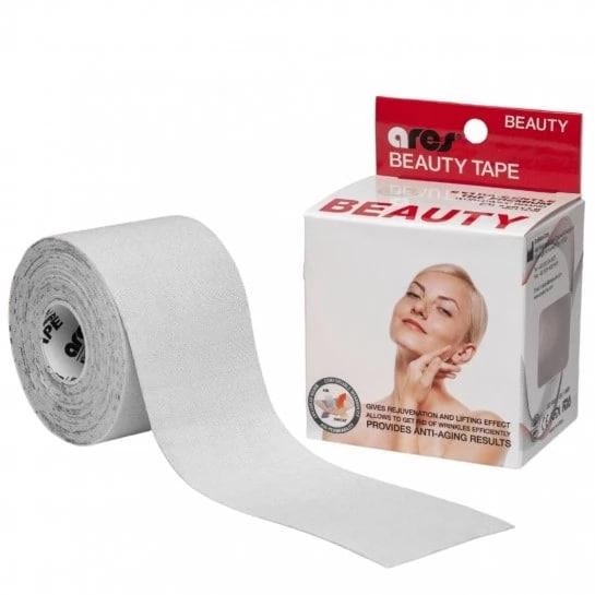Тейп кинезиологический Ares Beauty 5 см х 5 м Белый