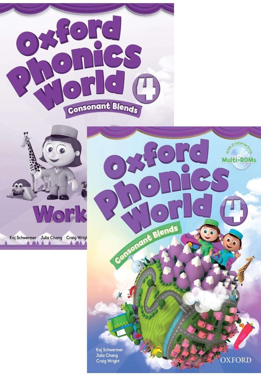 Учебник и рабочая тетрадь Oxford Phonics World 4 Учебник и рабочая тетрадь Oxford Phonics World 4