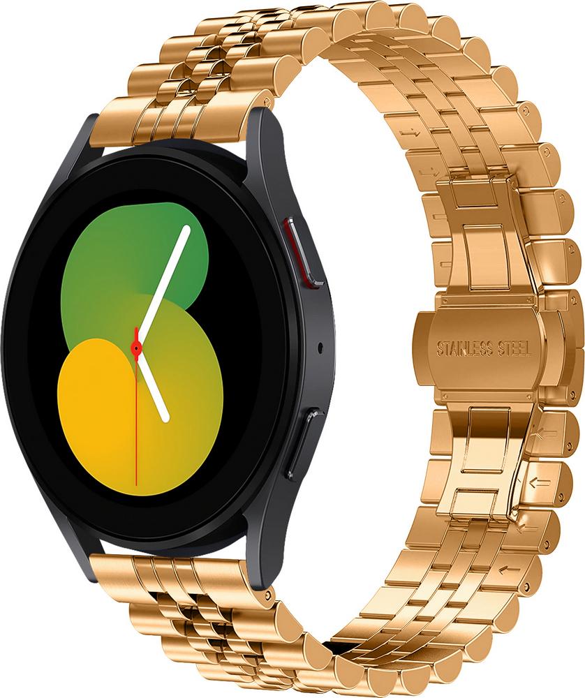 Браслет металлический Stech для Galaxy Watch 5 40 мм Rose Gold (29568-27)