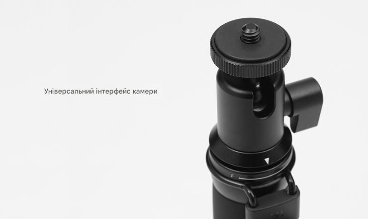 Монопод для экшн-камеры Xiaomi YI 4K/YI 4K+/YI Lite с Bluetooth Remote Controller Черный (104801) - фото 6