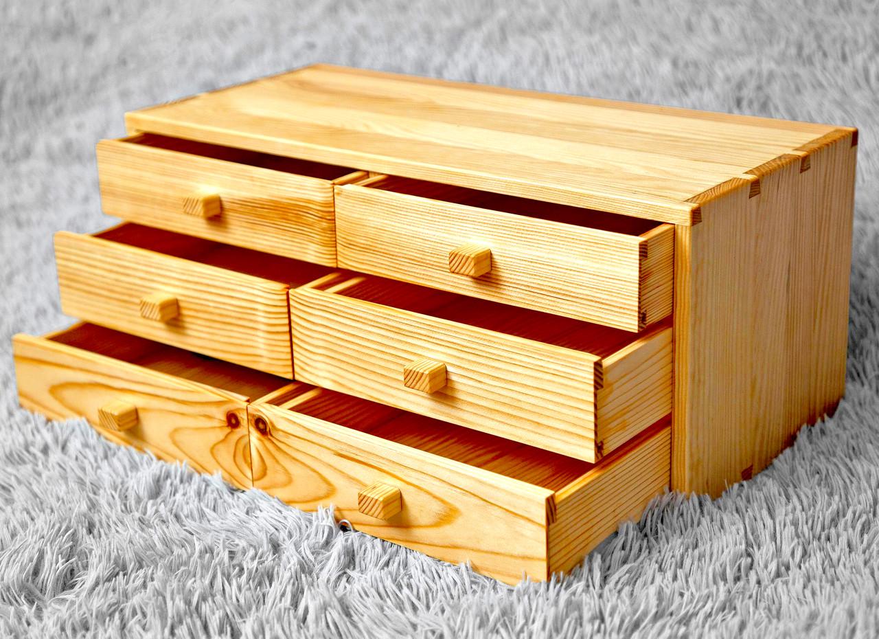 Мини-комод из дерева Джохор Ваниль (МНК-000902)