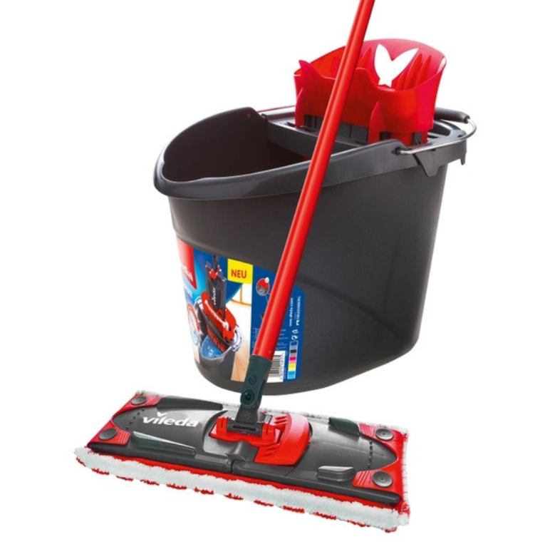 Набор для уборки Vileda UltraMax 2in1 Microfibre швабра и ведро с отжимом (155737)