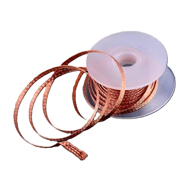 Оплетка медная для пайки/выпаивания/удаления припоя 3 мм х 1,5 м (CP-3015)