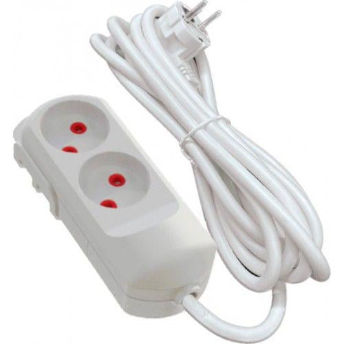 Подовжувач Neomax без заземлення 2 гнізда 16А 2х1,0 мм 3 м (NX500203)