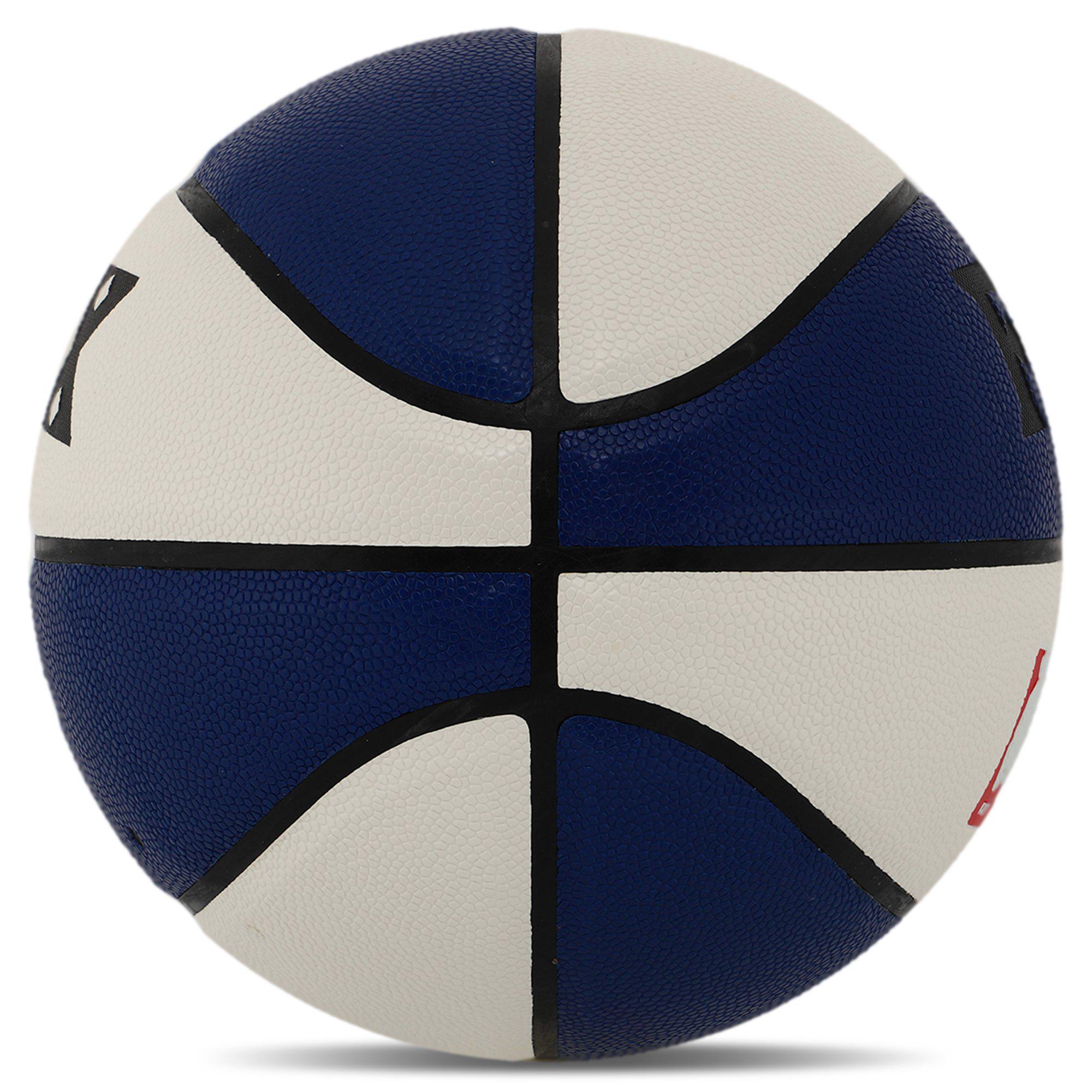 М'яч баскетбольний Fox LANWANG №7 PU Синій/Білий (BA-8976) - фото 3 М'яч баскетбольний Fox LANWANG №7 PU Синій/Білий (BA-8976) - фото 3