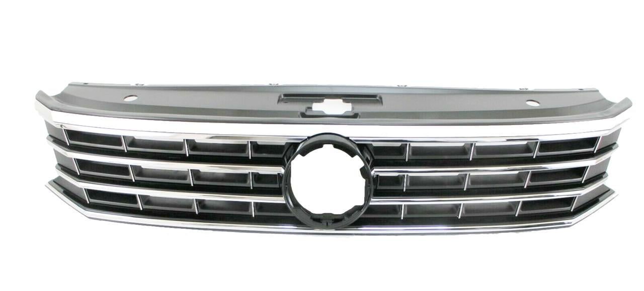 Решітка радіатора Volkswagen Passat B8 2015- USA без емблеми (561853651H OQE) Решітка радіатора Volkswagen Passat B8 2015- USA без емблеми (561853651H OQE)