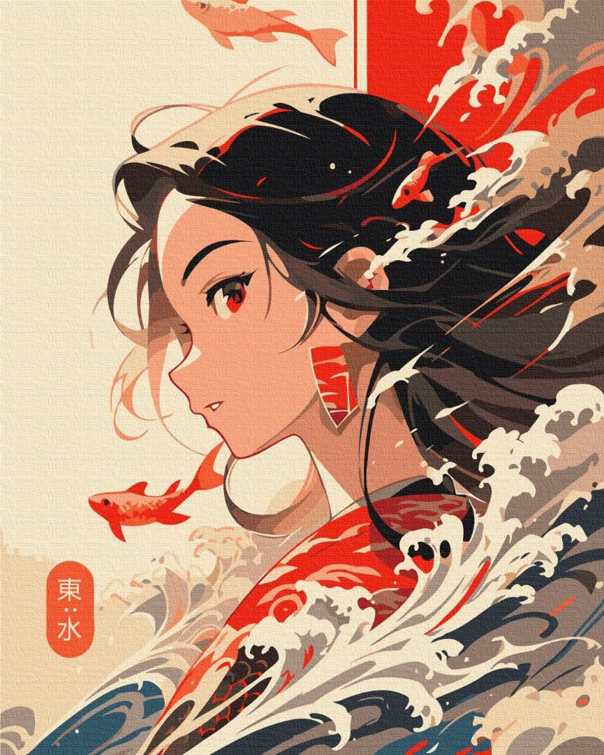 Картина по номерам Brushme Стихия воды 40x50 см (BS53817)