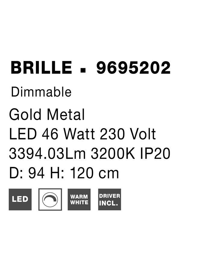 Подвес Nova Luce Brille (9695202) - фото 10