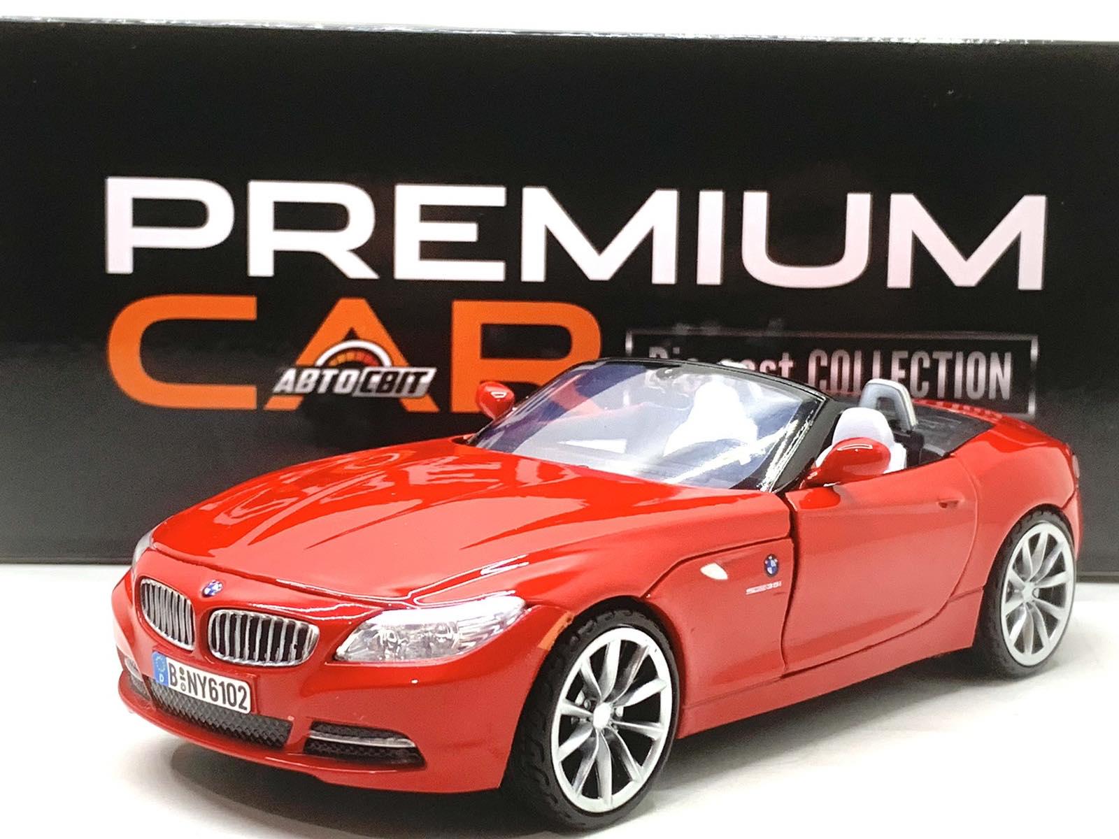Машина инерционная АвтоСвіт BMW Z4 открываются двери/капот 1:24 Красный (AP-1933)