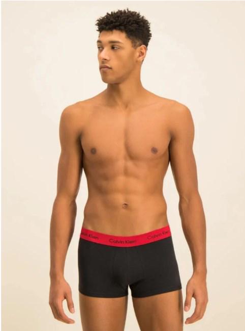 Набор трусов боксеров мужских Calvin Klein men boxer 3 шт. XL Черный/Зеленый (7657465) - фото 2