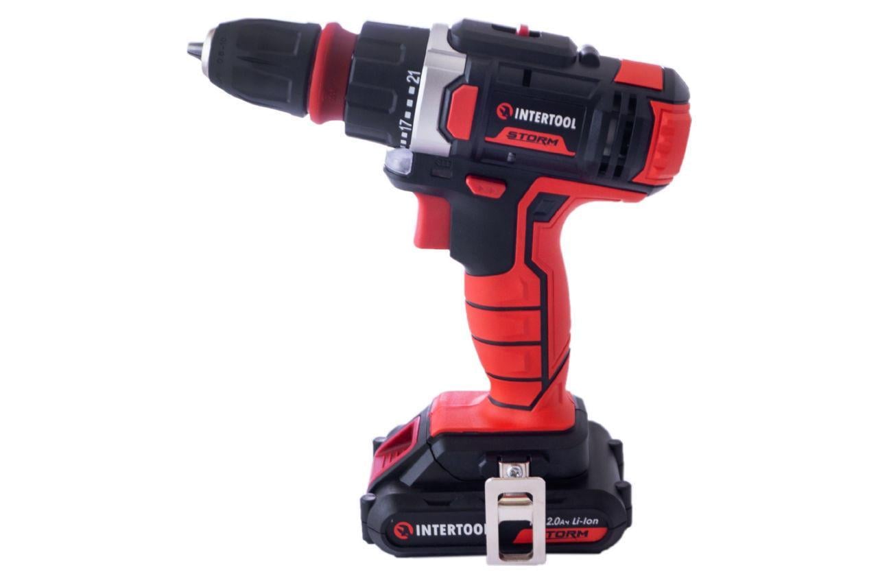 Шуруповерт аккумуляторный Intertool Storm 18 В (WT-0317)