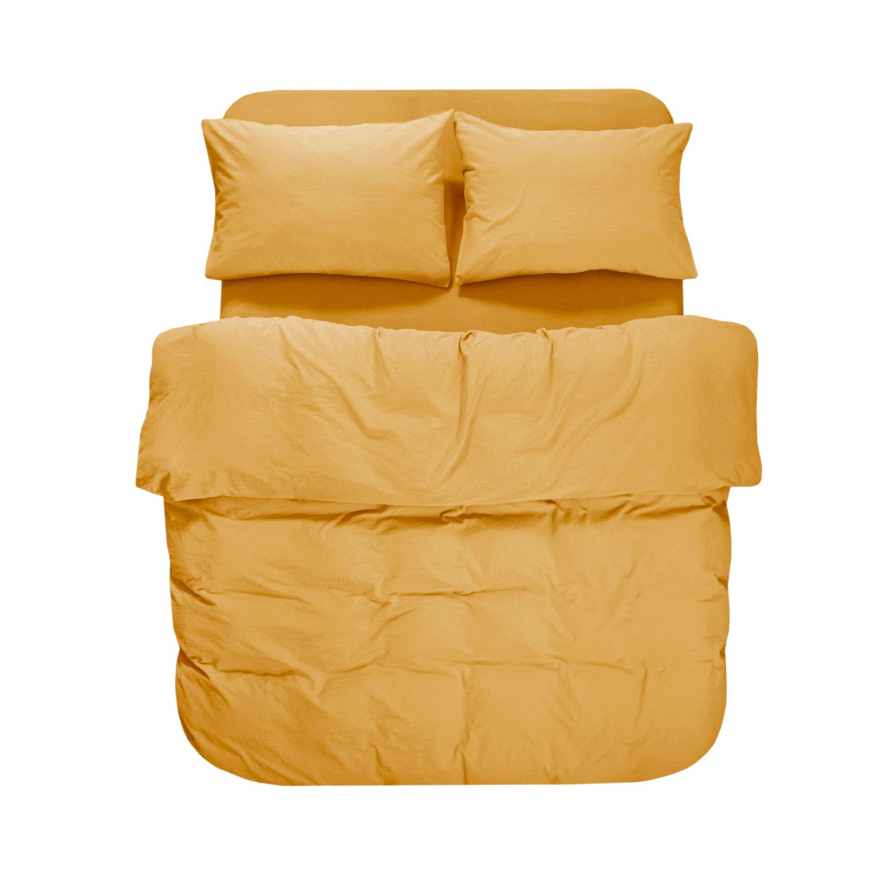 Комплект постельного белья Lotus Home Washed cotton Kansas евро Желтый (svt-2000022349987)