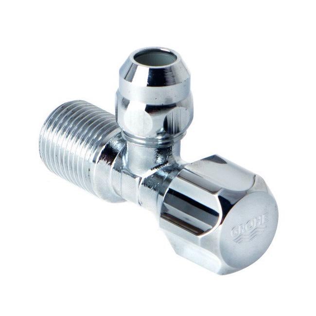 Кран угловой вентильный Grohe 2201700М приборный 1/2"х3/8" Хром - фото 3 Кран угловой вентильный Grohe 2201700М приборный 1/2"х3/8" Хром - фото 3