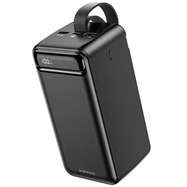 Повербанк Borofone BJ 14D 30 Вт 5V/3A USB Micro-USB 50000 mAh з підтримкою швидкої зарядки Чорний (opt-102620)